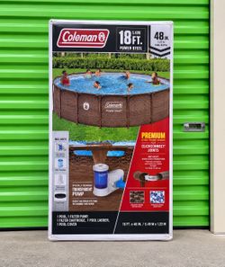 Coleman Power Steel 18ft x 48in Above Ground Pool