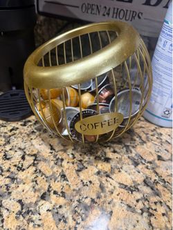Coffee pod holder