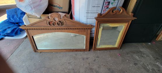 Antique Oak Mirrors
