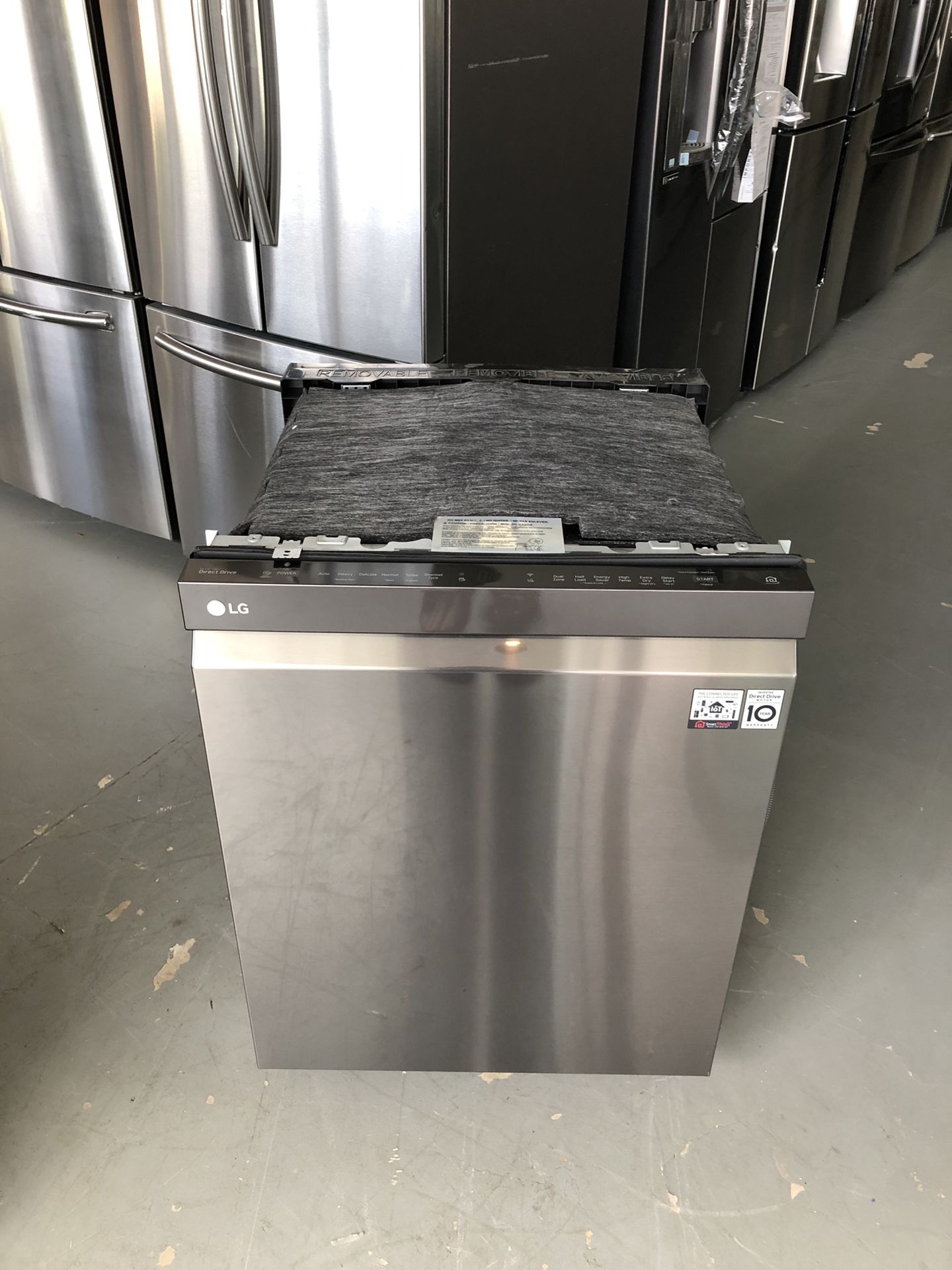 NEW LG Black Stainless Steel Built-In Dishwasher with QuadWash - LDP6797BD