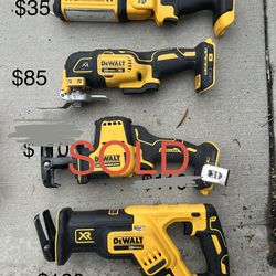 DEWALT XR CORDLESS TOOLS $35
