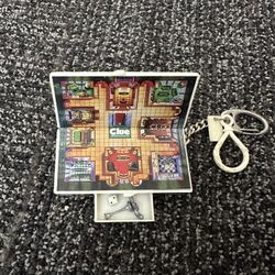 Clue Keychain 1998 Basic Fun Mini Travel Board Game