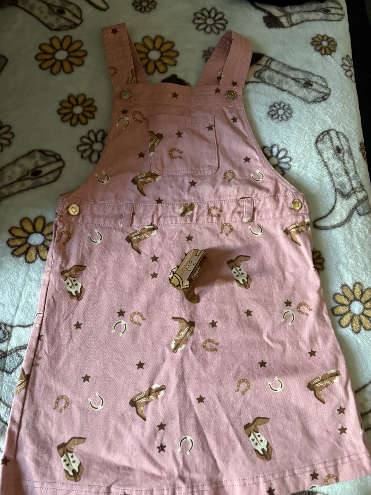 Cowgirl Dress With Hair Clip