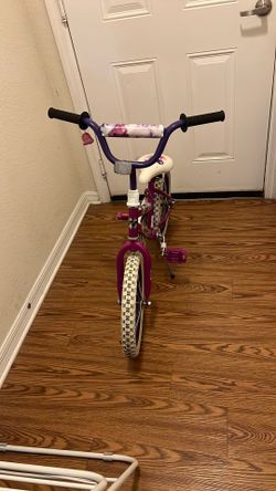 16" Sea Star Kids' Bike from Huffy, Fits Riders 42" - 48", Purple, Child, Girls