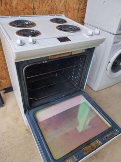 30 inch wide electric stove good working
