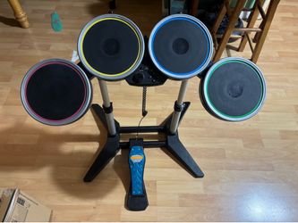 Rock Band ps3/ps4 Bundle with Wireless Guitar and Drums