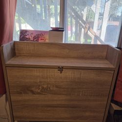 Hanging Wooden Wall Desk