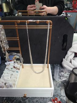 Silver Cuban Link Chain