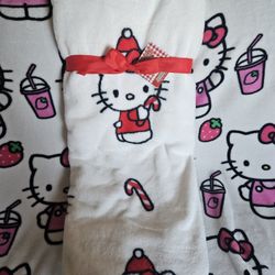Hello Kitty Sherpa Blanket $20