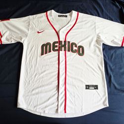 2026 MEXICO WORLD BASEBALL CLASSIC WBC MENS BASEBALL JERSEY - LARGE