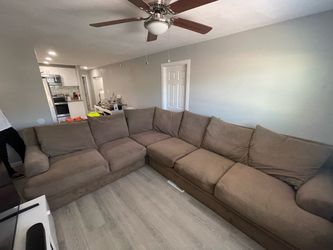 Extra Large Brown Couch