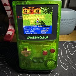 Upgraded Gameboy Color With OSD Menu Screen