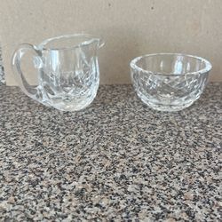 Crystal Sugar & Creamer Set