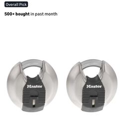 Pair Of Round Padlock Locks