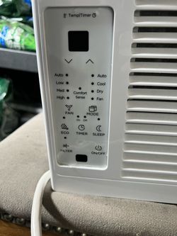 White Window Air Conditioner Unit