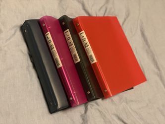 4 Vary Size Binder 