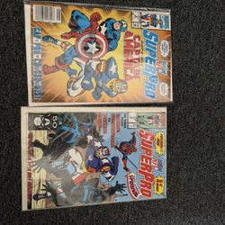 Spiderman X Captain America X NFL Comics 