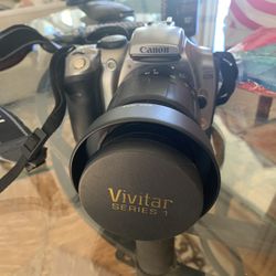 Canon With Upgraded Lens