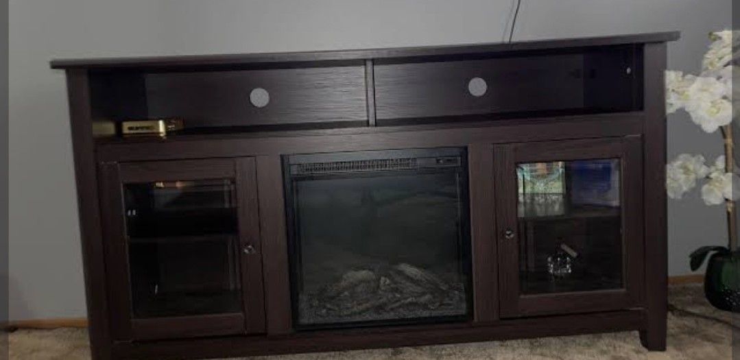 Tv Stand With Fireplace