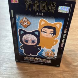Jujutsu Kaisen JJK Cat Ear Plushie Keychain Suguru Geto