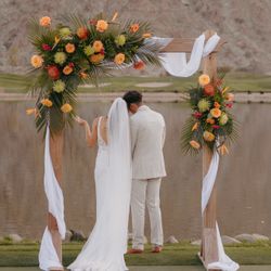Wedding Arch and Fabric
