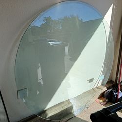 Round table glass top