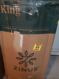 🔥 KING 12″ ZINUS MATTRESS — JUST $260! 🛏️💤