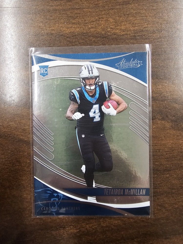 TETAIROA MCMILLAN PANTHERS ROOKIE ABSOLUTE FOOTBALL PANINI NFL SPORTS CARD!