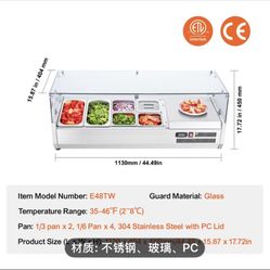  Vevor   Refrigerated Seasoning Table 