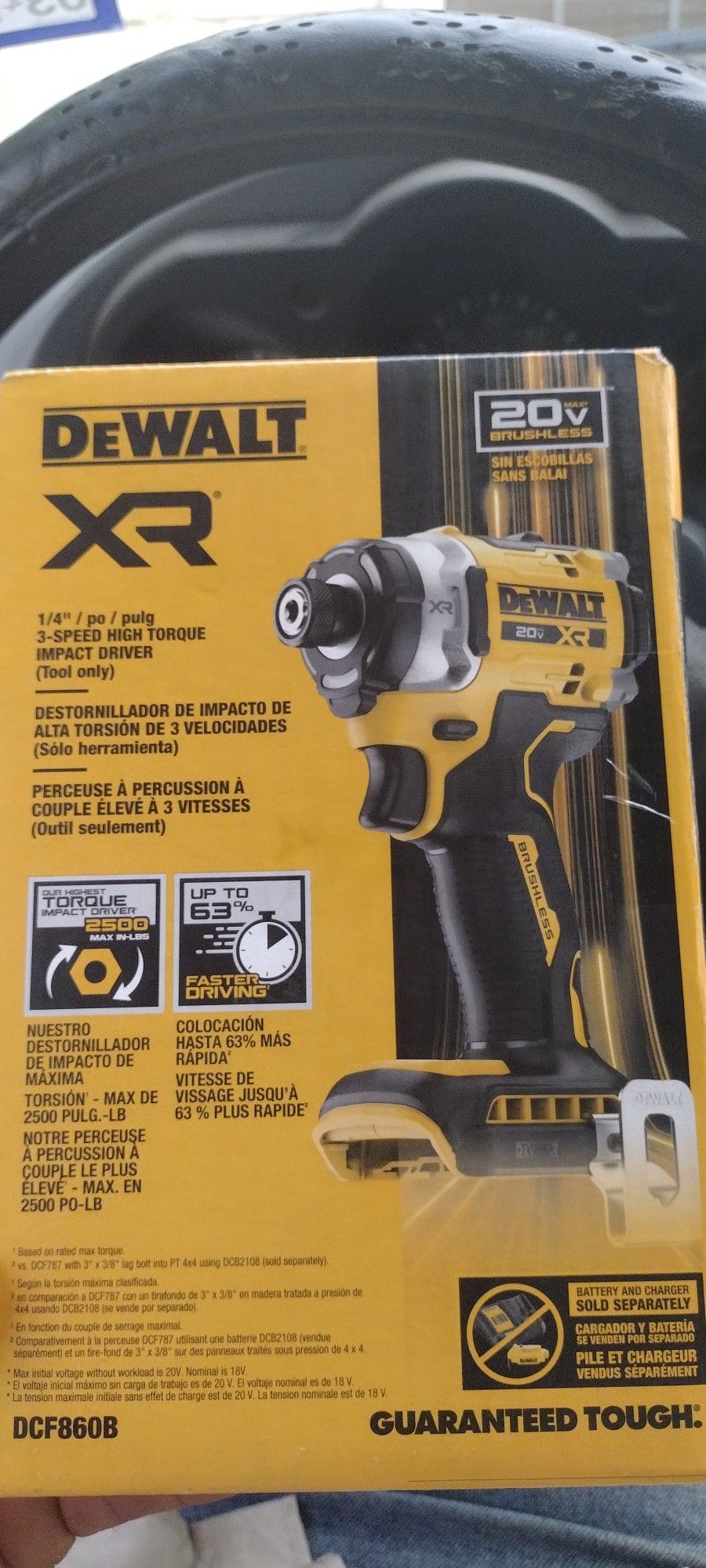 DEWALT 20V XR IMPACT DRIVER