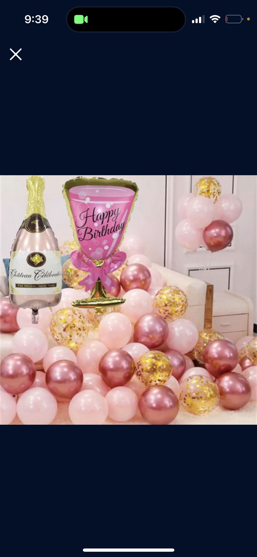 Birthday Balloons Set
