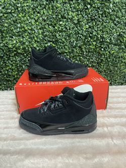 GS Size 4.5Y - Nike Jordan 3 Retro Black Cat 2025 DM0967-001 NEW
