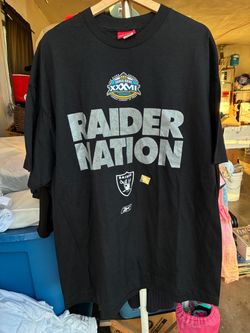Vintage 2003 Super Bowl Oakland Raiders T shirt XL Raider Nation NEW NFL
