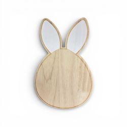 Wooden Easter Bunny Shaped Serving Charcuterie Cutting Board Craft Decor