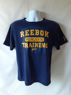 Reebok men's navy blue short sleeve t-shirt size M
