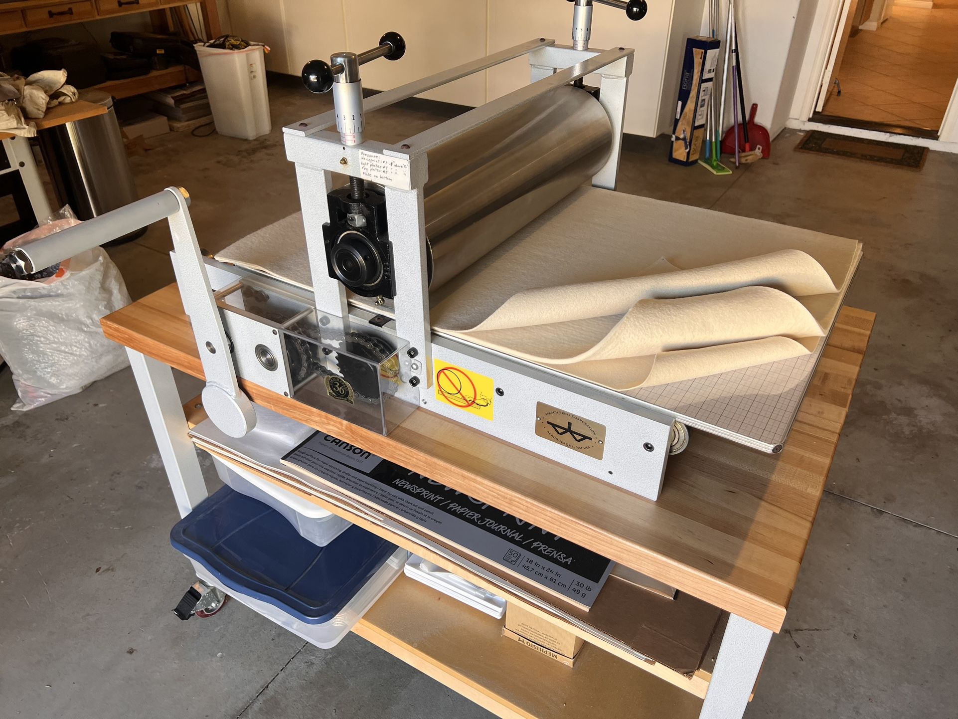 Tackach Etching Press - Model 2436