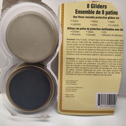 St of 6 - Reusable Furniture Gliders – Set of 6 – Floor Protectors