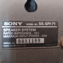 ASSORTED HOME AUDIO SPEAKERS