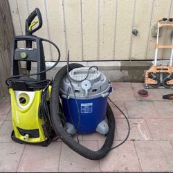 Pressure Washer And Shop VAC(READ)