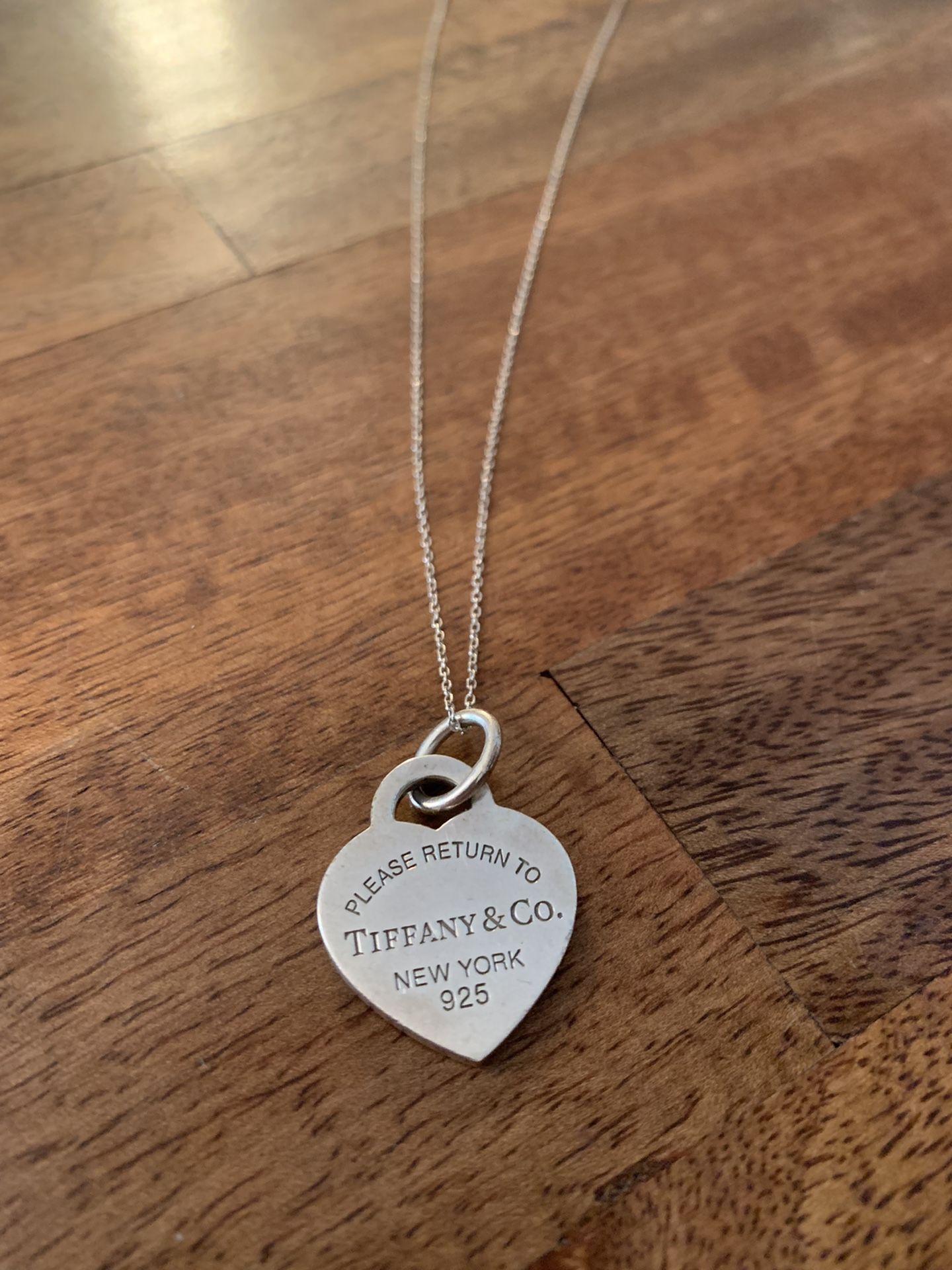 Tiffany & Co. Return to Tiffany Heart Tag Pendant/Necklace 