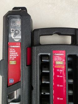 Husky Torque Wrench & Socket Set