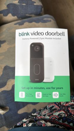 Blink video doorbell