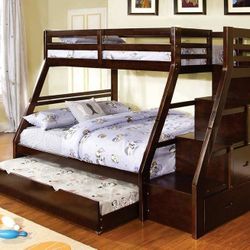 Twin/ Full Bunk Bed (CM-BK611EX)