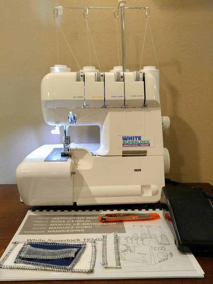 White Superlock 1934D Serger Overlock Sewing Machine