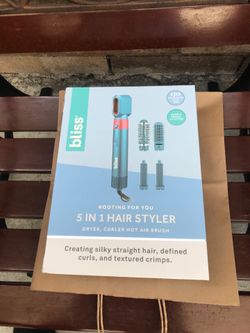 New bliss 5 in 1 hair styler