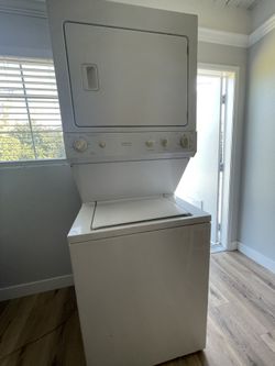 Washer And Dryer-Stacked