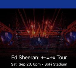 Ed Sheeran Tickets