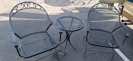 Chair and table
