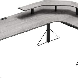 L-Desk With Power / Gaming / Audio Production
