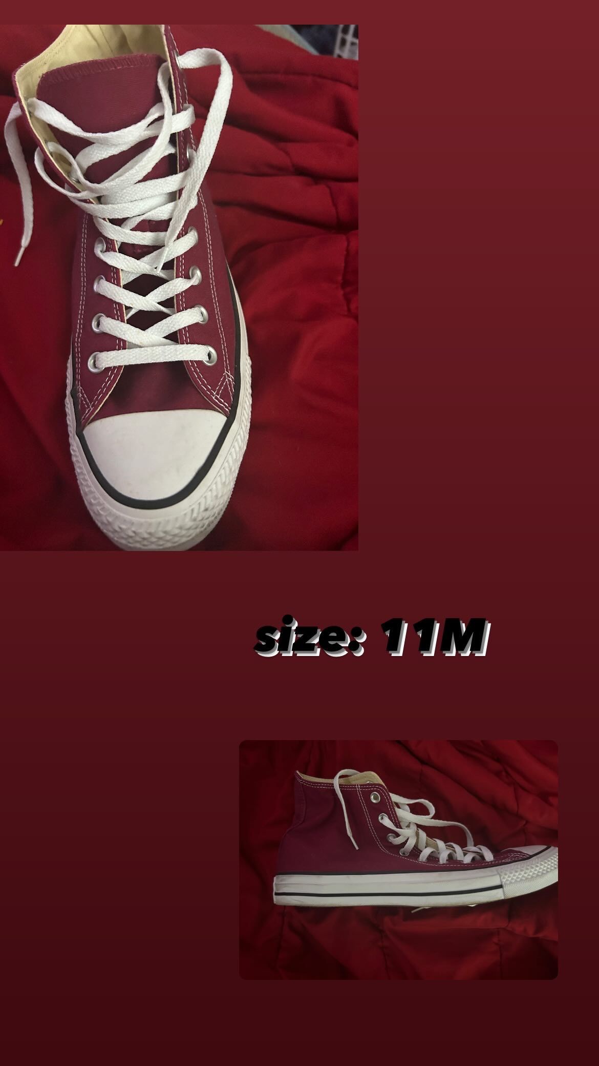 marron converse